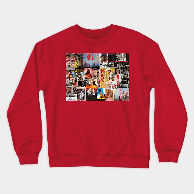 Kurosawa Super Fan Poster Extravaganza Crewneck Sweatshirt by CaptainOceanSkydive